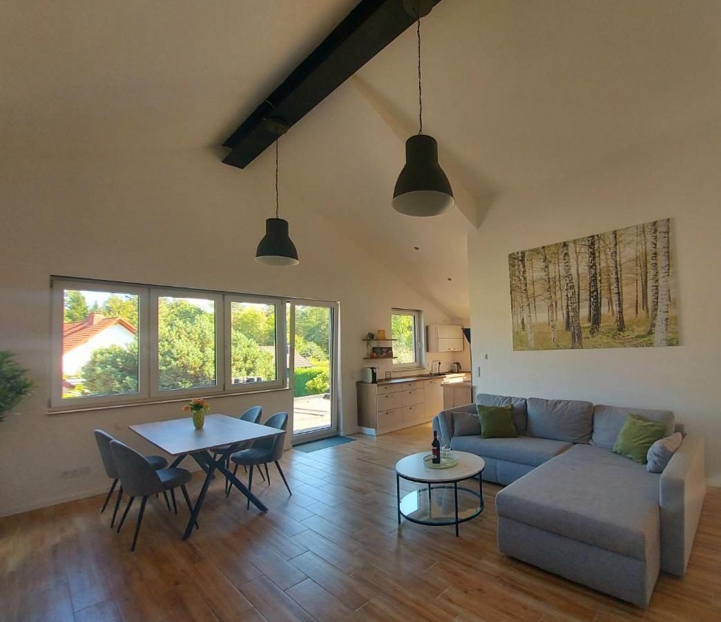 Ferienwohnung Waldliebe ホンブルク エクステリア 写真